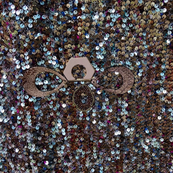 Customed Rose, Sequins and Bohemian Fuzzy Coat - Picture 9 of 12